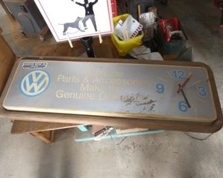 VW LIGHTUP CLOCK