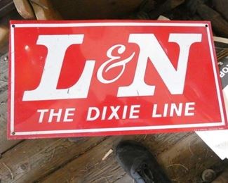 L&N DIXIE LINE SIGN