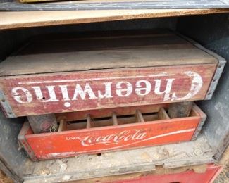 CHEERWINE, COKE CRATES