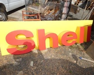 PLASTIC SHELL SIGN