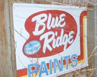 BLUERIDGE PAINTS SIGN