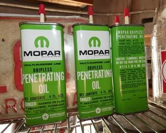 MOPAR OIL CANS
