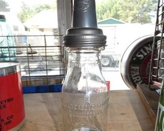 ODD SIZE PINT OIL BOTTLE