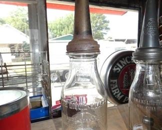 VARIOUS EMB. OIL BOTTLES