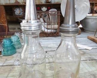 VARIOUS EMB. OIL BOTTLES