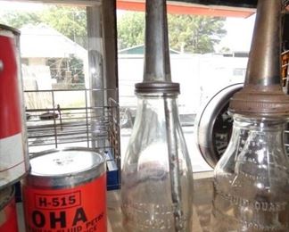 VARIOUS EMB. OIL BOTTLES