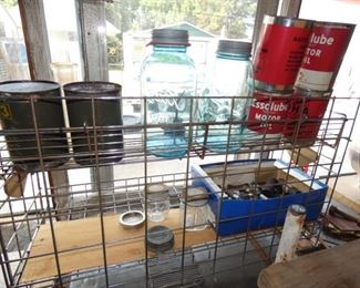 ADV. TINS, COUNTER RACKS