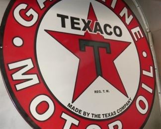 PORC. DS TEXACO MOTOR OIL SIGN