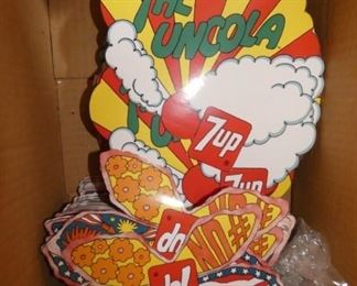 NOS 7UP CARDBOARD