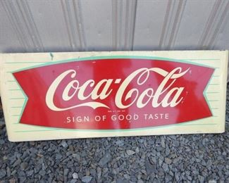 1929 COKE FISHTAIL SIGN
