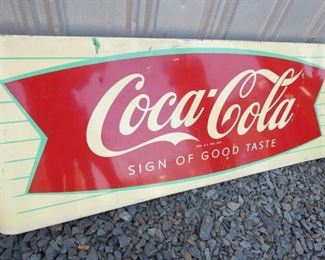 VIEW 3 COKE SLED SIGN 1929