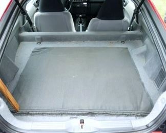 VIEW 18 HATCH AREA 2001 HONDA