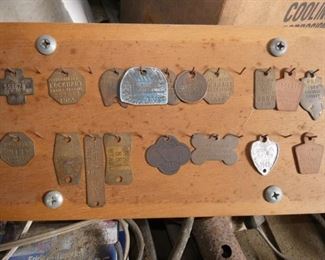 EARLY DOG TAG COLLECTION