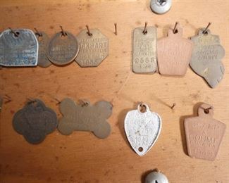 VIEW 3 EARLY DOG TAG COLLECTION