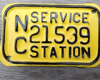 VIEW 3 NC SERVICE STATION TAG