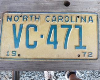 1972 NC ONLY YEAR OF "BLUE"