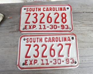 1993 SC CONSEC. # TAGS