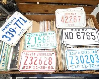 VARIOUS MOTORCYCLE TAGS