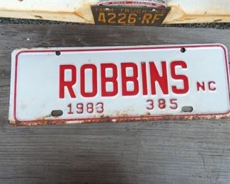 1983 ROBBINS CITY TAG