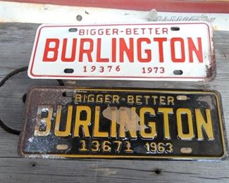 1973,63 BURLINGTON TAGS