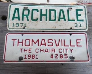 1971 ARCHDALE, 1981 THOMASVILLE