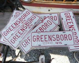 1975, NOS GREENSBORO CITY TAGS