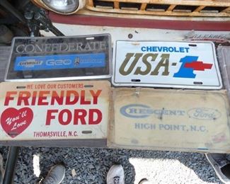 VARIOUS DEALER TAGS