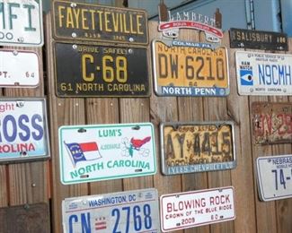 NC/FAYETTVILLE LIC. TAGS