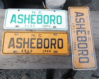 ASHEBORO CITY TAGS