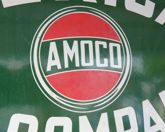 VIEW 3 NEWER PORC. AMOCO SIGN