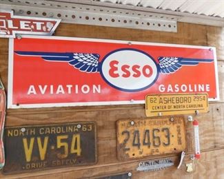 34X10 ESSO PORC. SIGN