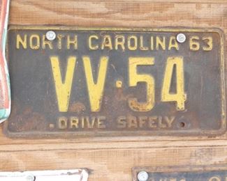 NC 1963 TAG