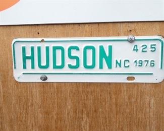 NC 1976 HUDSON TAG