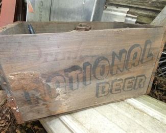NATIONAL BEER WOODEN BOX