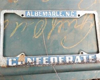 ALBEMARLE NC CONFEDERATE FRAME
