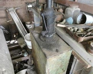 NUMERIOUS PUMPS, LIC. TAGS, CANS