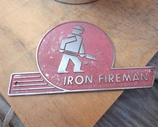 IRON FIREMEN PLAQUE