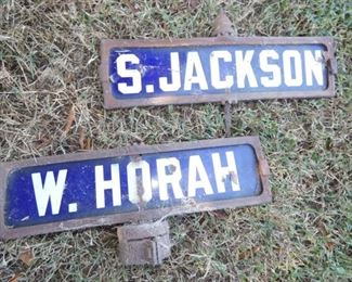 PORC. COBALT STREET SIGNS