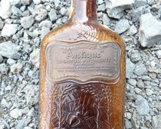 EARLY BOTTLES W/ PAPER LABELS