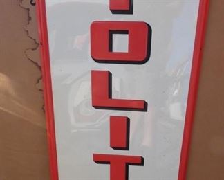 VIEW 3 EMB. AUTOLITE SIGN