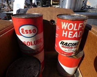 ESSO, WOLFS HEAD CANS