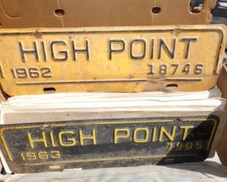 HIGH POINT CITY TAGS