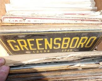 GREENSBORO CITY TAGS