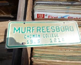 MUREFEESBURG COLLEGE TAG