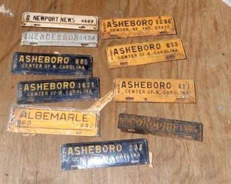 COLLECTION VARIOUS CITY TAGS