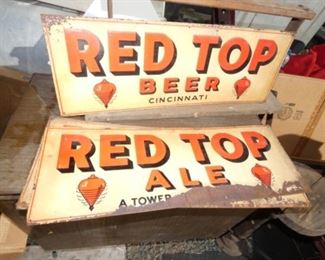 RAD TOP BEER, ALE SIGNS