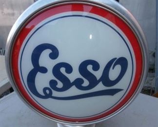 ESSO GAS PUMP GLOBE
