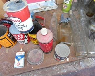 ADVERTISING CANS, BOTTLES