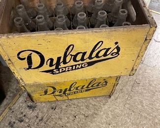 Vintage  Crates and bottles