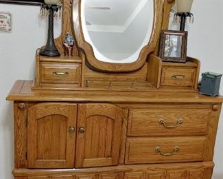 Vintage Dresser w/ Mirror 